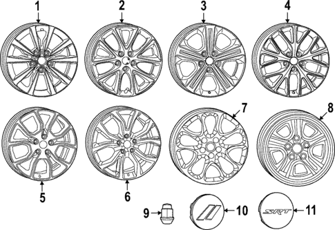 Wheels for 2024 Dodge Durango #0