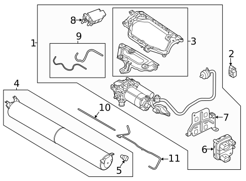 Ride Control Components for 2023 Porsche Taycan #0