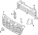 B14211A51A - : Shutter Assembly-Radiator for Nissan Image