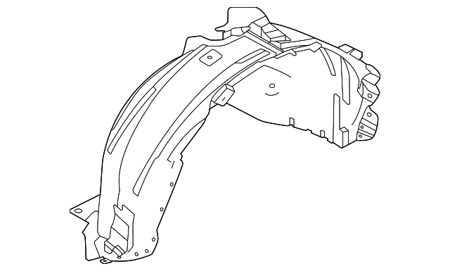 Genuine OEM Ford Part - Fender Splash Shield M1PZ-16102-B | Genuine OEM ...