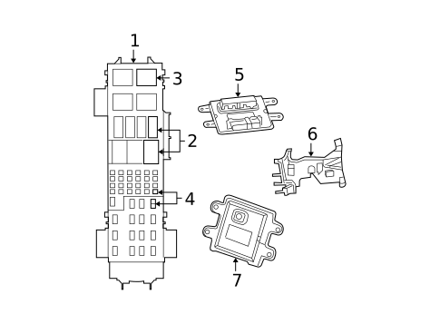 Fuse & Relay for 2005 Jeep Grand Cherokee #0