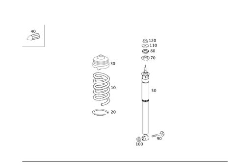 Rear Springs and Suspension Standard Suspension for 2006 Mercedes-Benz CLS500 #0
