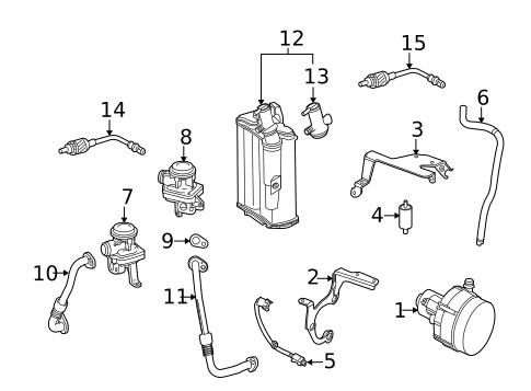 Emission Components for 2010 Mercedes-Benz C63 AMG #0