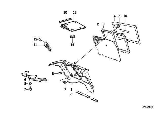 46632312922 - Frame and Mounting Parts: Sealing Strip - 300Mm for BMW-Motorrad Image