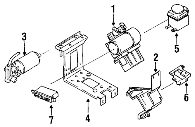 5223062U02 - : ABS Pump Assembly Bracket for Infiniti Image