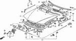 90101SNZM00 - Body/Air Conditioning: BOLT-WASHER (6X16) for Acura Image