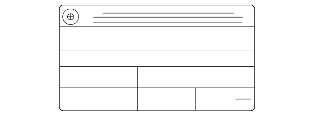 Emission Label - BMW (71228648190)