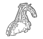 64300T7W305ZZ - Body: Inner Quarter Panel for Honda: HR-V Image