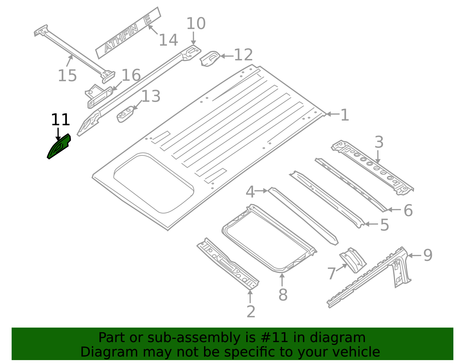 Genuine Roof Luggage Carrier Side Rail Cap - 73831-ZL20B