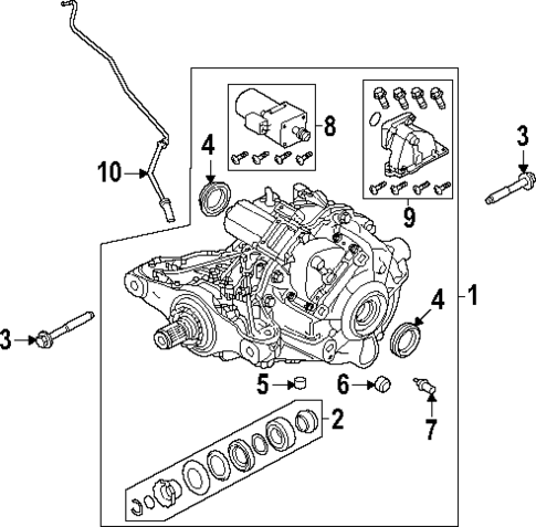 Axle & Differential for 2023 Land Rover Range Rover Sport #0