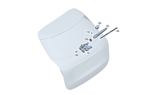 Rear Windshield Wiper for 2018 Mercedes-Benz GLC350e #0