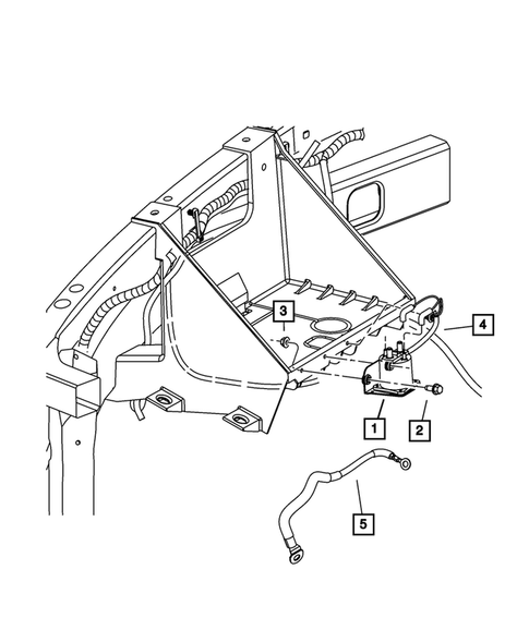 Power Distribution Center, Fuse Block, Junction Block, Relays and Fuses for 2009 Dodge Ram 2500 #1