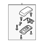 92114AJ00AVH - : Upper Lid for Subaru: Legacy, Outback Image