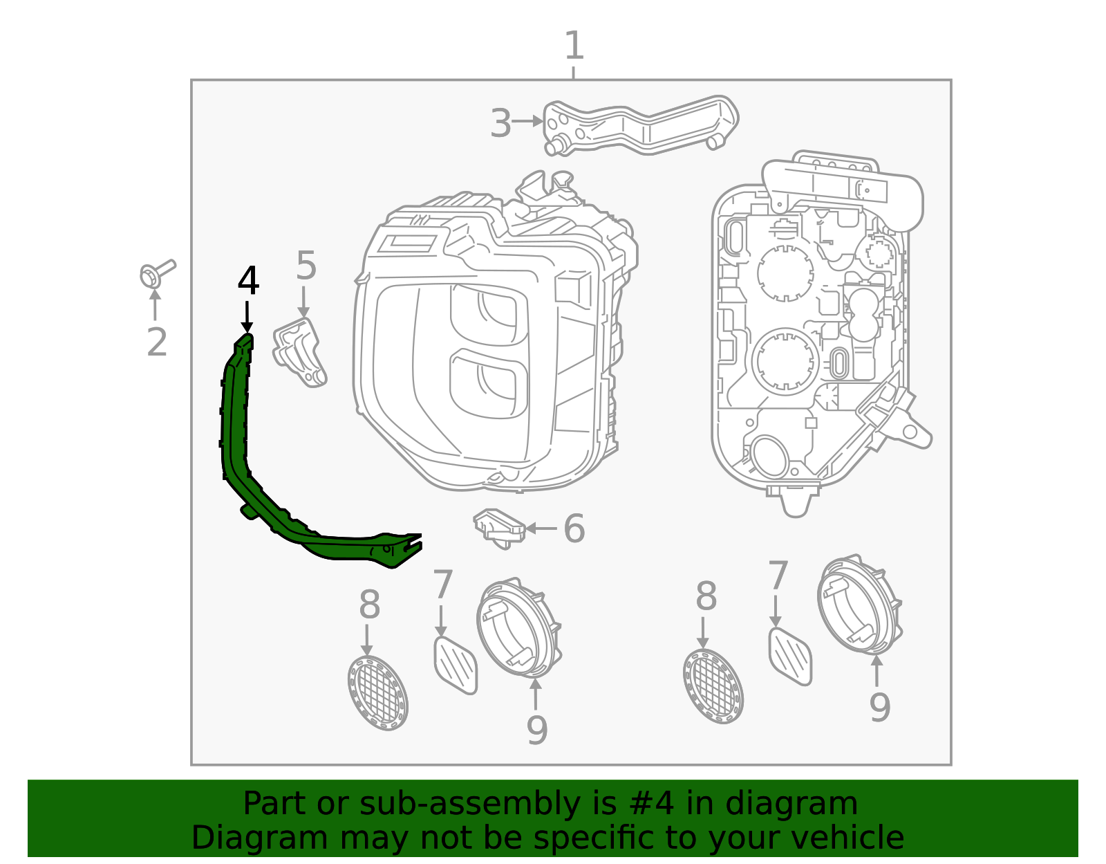 92158-S8000 - High-Quality Headlight Bracket for 2020-2022 Hyundai ...