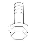 N91066901 - Exhaust: Heat Shield Bolt for Volkswagen: Tiguan, Tiguan Limited Image