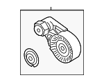 PB903308 - Cooling System: Tension Pulley for Porsche Image