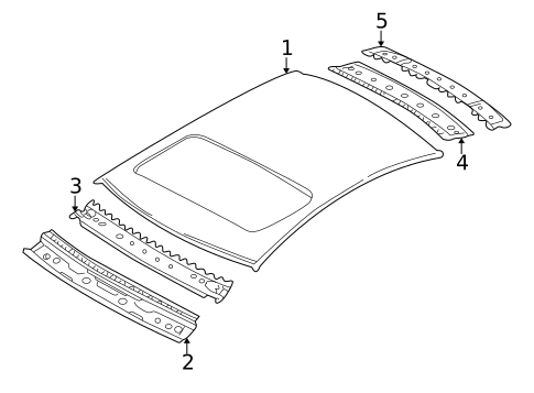 Roof & Components for 2004 Audi A4 Quattro #0