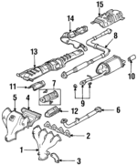 18121PT0000 - : Heat Shield for Honda: Accord, Prelude Image