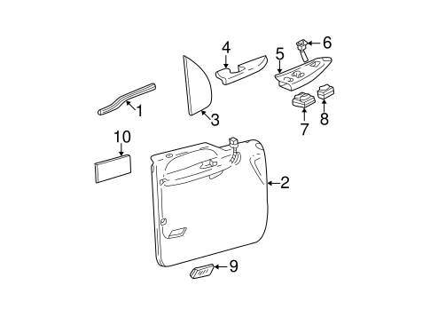 FORDフォード　F250 2006年モデル純正ドアミラー左右 Outside Mirrors for 2006 Ford F-250 Super Duty | OEM Parts