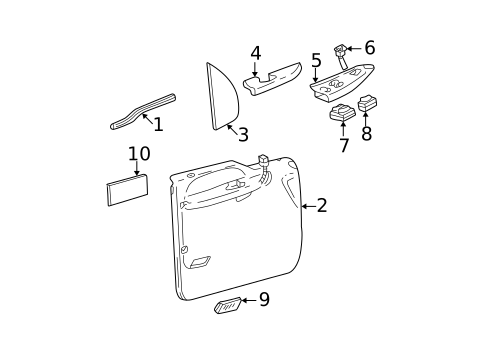 Switches, Solenoids & Actuators for 2006 Ford F-350 Super Duty #1