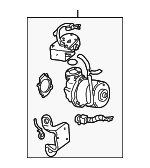 12494811 - Suspension: Compressor for Buick: LeSabre, Park Avenue, Riviera | Oldsmobile: Aurora | Pontiac: Bonneville Image