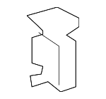 571510E010 - Body: Inner Rail Reinforced Plate for Lexus: RX330, RX350, RX350L, RX400h, RX450h, RX450hL Image