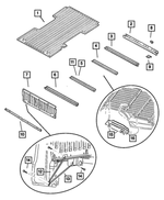 55257379AB - Body Sheet Metal Except Doors: Box Floor Panel for Mopar Image