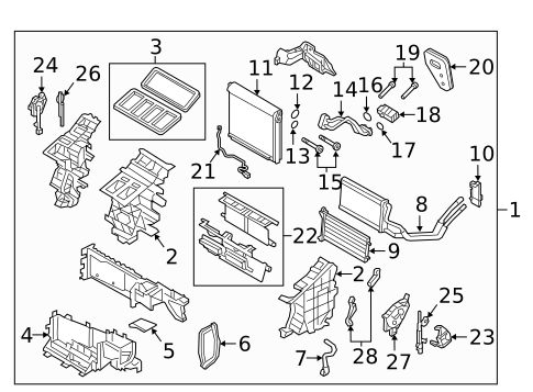 Front Evaporator for 2018 Mazda CX-9 #0