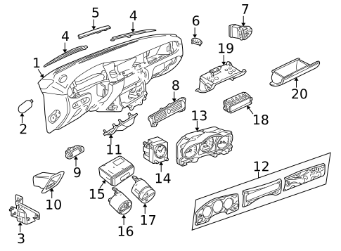 Switches for 2001 Jaguar XJR #1