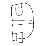 YC3Z5D087AA - Body: Access Cover for Ford: Excursion Image