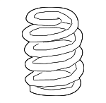 482310E880 - : Coil Spring for Lexus: TX350, TX500h, TX550h+ Image