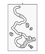 G922650030 - Cooling System: Inverter Hose for Lexus: LC500h, LS500h Image