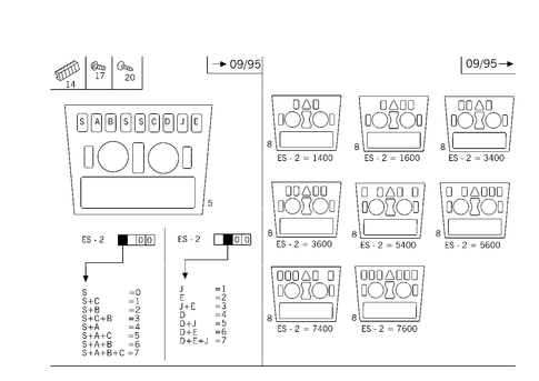Top Covering, Only Used with Haeting Automatics Oe Air Conditioner for 1998 Mercedes-Benz C230 #0