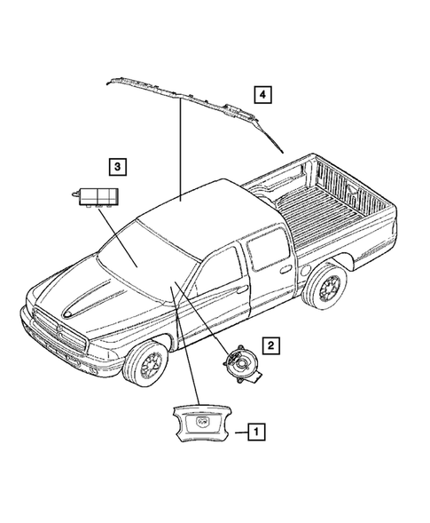 Air Bag Systems for 2006 Dodge Dakota #0