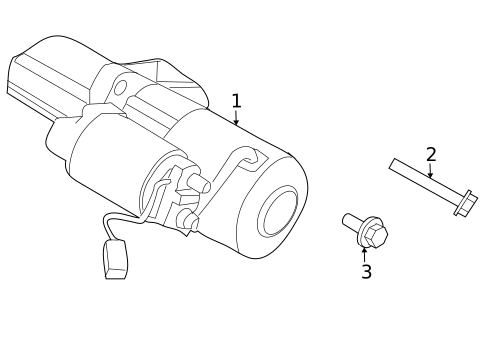 Starter for 2006 Nissan Quest #2