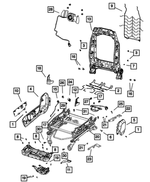 68050737AA - Interior Trim: Seat Screw for Dodge: Ram 1500 | Ram: 1500, 2500, 3500 Image