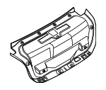 51495A01512 - Body: Trunk Lid Trim for BMW Image