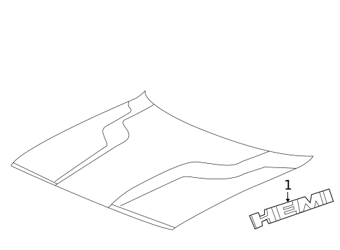 Exterior Trim - Hood for 2016 Dodge Challenger #0