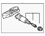 36106877937 - Electrical: TPMS Sensor for BMW Image