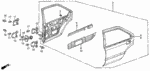 90001SD2000 - Body/Air Conditioning: BOLT, FLANGE (8X22) for Acura Image