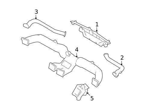 Ducts for 2008 Hyundai Sonata #0