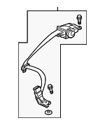 4826TL2A00ZA - Electrical: Center Seat Belt for Acura Image