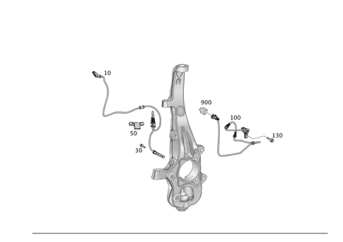 Front Axle Wiring for 2016 Mercedes-Benz GLE300d #0