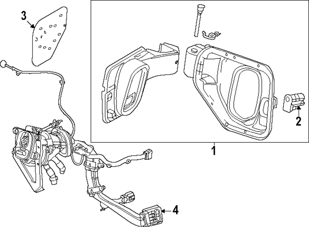 2024-2025 Acura ZDX Charging Port 85085357 | OEM Parts Online