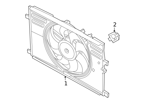 Cooling Fan for 2015 Jeep Renegade #0