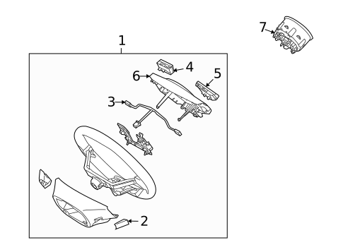 Steering Wheel & Trim for 2013 Kia Soul #0