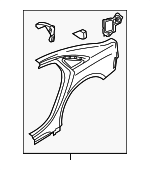 4H0809843A - Body: Quarter Panel for Audi: A8 Quattro, S8 Image