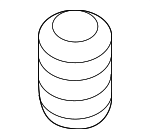 817381J000 - : 2012-2017 Hyundai - Hood Bumper for Hyundai: Accent, Veloster Image