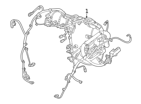 Wiring Harness for 2017 Chevrolet Cruze #0