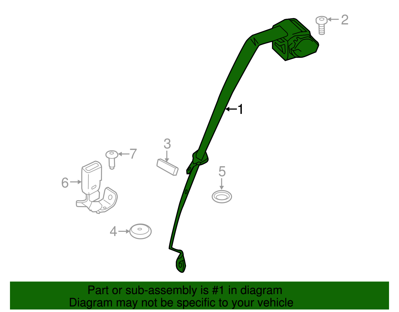 Lap & Shoulder Belt - BMW (72118092863)